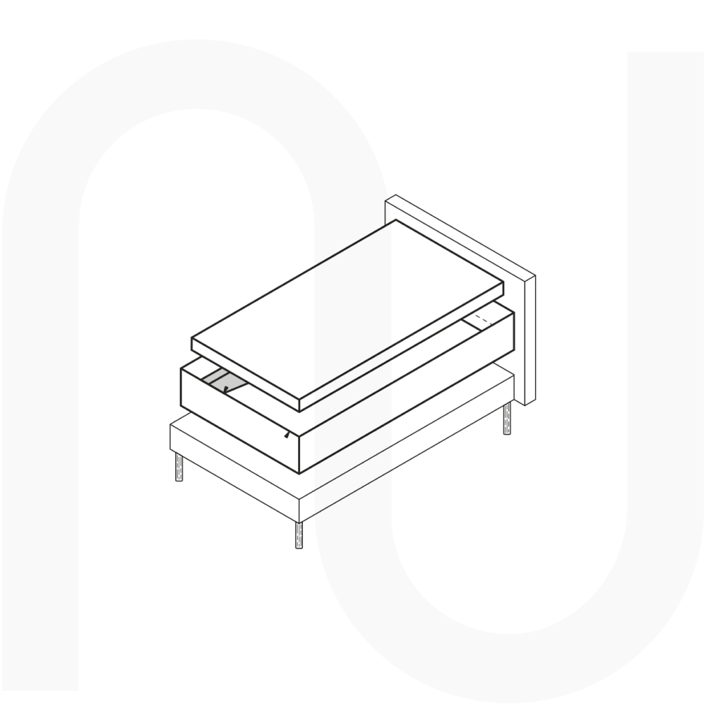 Sparen Sie 15% | Naturalist Hybrid Matratze 80×200 (weich, verstellbar)